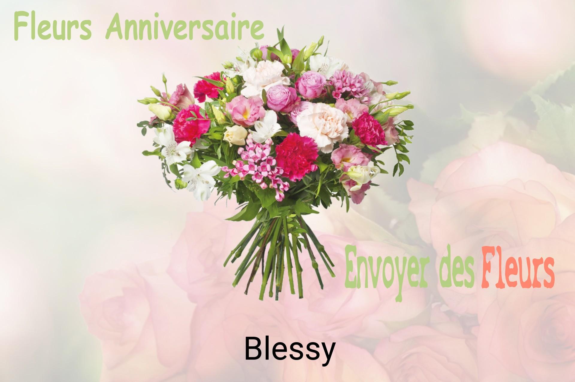 Bouquet de fleurs d’anniversaire livré à Blessy
